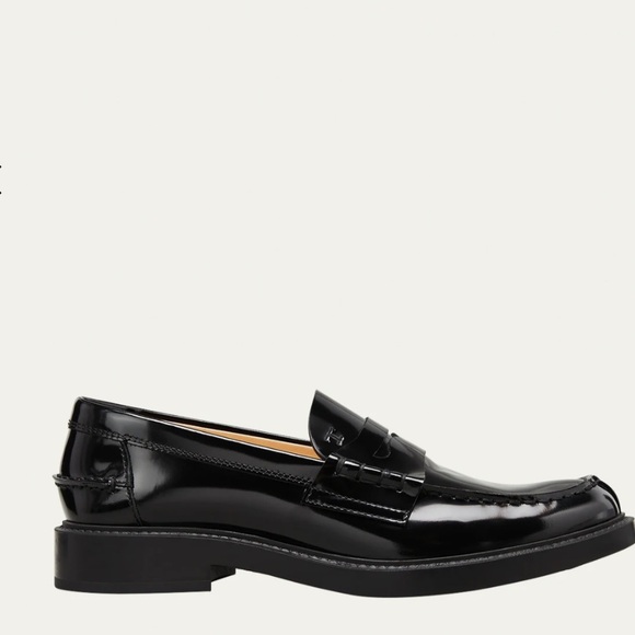 Tod's Shoes - Tods Gommo Basso 59C Patent Mocassino Penny Loafers
